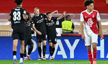 ВІДЕО. Холанд відкрив рахунок для Ман Сіті, але Монако швидко зрівняв