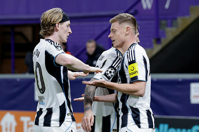 Високий політ сорок. Ньюкасл розгромив Сен-Жилуаз у матчі ЛЧ у Бельгії