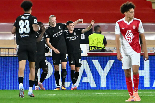 ВІДЕО. Холанд відкрив рахунок для Ман Сіті, але Монако швидко зрівняв