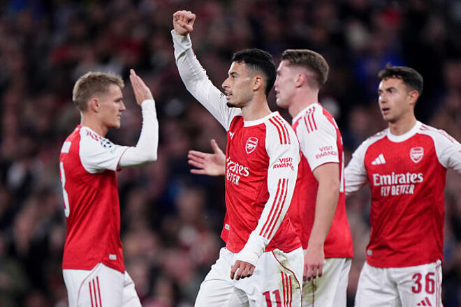 Арсенал виграв п'ять домашніх матчів поспіль на груповому етапі ЛЧ