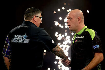 Майкл ван Гервен выбыл из чемпионата мира по дартсу на стадии 1/8 финала