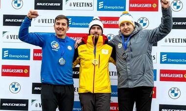 Андрей Мандзий получил бронзу в Кубке наций по санному спорту в Винтерберге