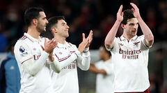 Арсенал провел напряженный матч с Борнмутом, но забрал три очка