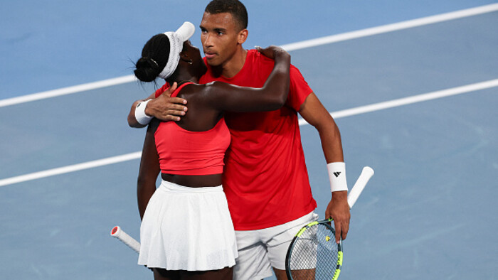 ФОТО. Баранка від Мбоко та перемога Оже. Канада розбила Китай на United Cup