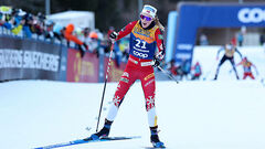 Тур де Ски. Симпсон-Ларсен выиграла масс-старт, Диггинс возглавила зачет
