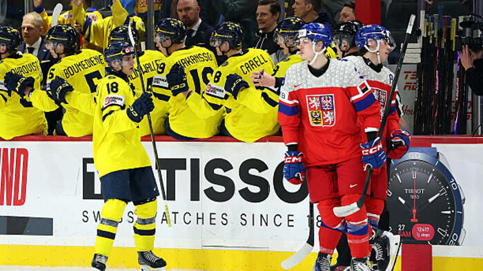 Молодежный ЧМ по хоккею. Швеция и Чехия сыграли драматичный матч за золото