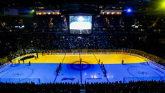 ФОТО. Клуб НХЛ провів церемонію на честь спадщини України у Канаді