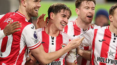 ФОТО.«Пацаны». Как Брентфорд отреагировал на первый гол Ярмолюка в АПЛ