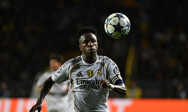 Винисиус разозлился на игрока Реала в матче Лиги чемпионов с Кайратом