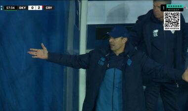 ФОТО. Ошибка Бражко: лицо и эмоции Шовковского после гола в ворота Динамо