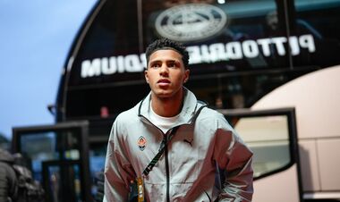 ФОТО. Шахтер прибыл на стадион на игру Лиги конференций и провел разминку