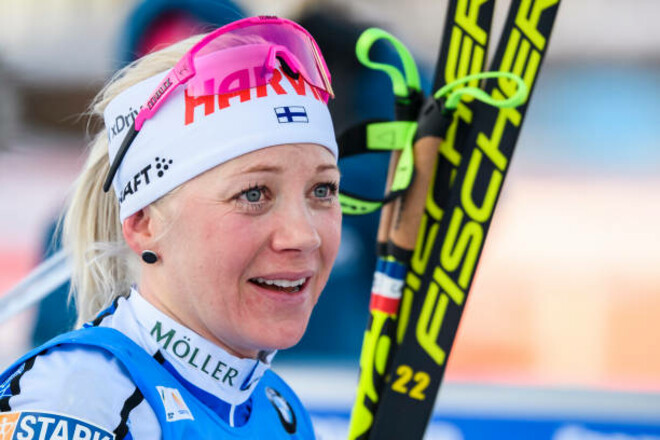 Легендарная биатлонистка в 42 года выиграла 10-километровый забег