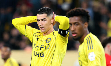 ФОТО. Яркие эмоции Роналду. Его команда проиграла второй матч подряд