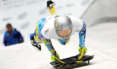 Украина впервые выступила в смешанных соревнованиях на ЧЕ по скелетону