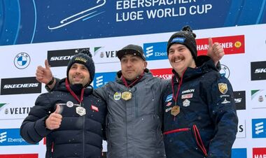 Санний спорт. Андрій Мандзій виграв золото на етапі Кубка націй