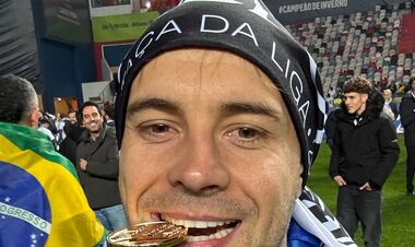 ФОТО. Як українець перемогу в Кубку португальської ліги святкував