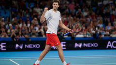 Хуркач переиграл Вавринку. Победитель United Cup определится в миксте