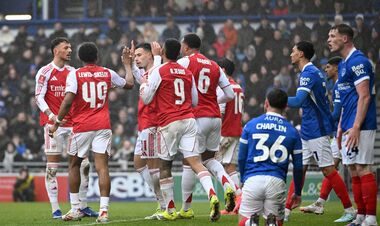 Хет-трик Мартинелли. Арсенал стартовал в Кубке Англии с разгрома Портсмута