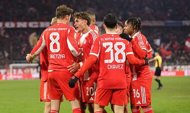 Бавария – лучшая команда топ-лиг по голам в чемпионате