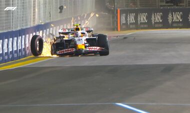 ВІДЕО. Заїзд Формули-1 перервано через аварії пілотів Мерседес та РБ