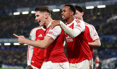 ВИДЕО. Дьокереш удвоил перевес Арсенала над Челси в Кубке лиги