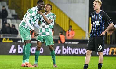 Драма в Бельгии. Ведя 2:0, Брюгге проиграл и упустил шанс стать лидером