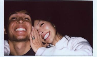 ФОТО. Зірка Ф1 оголосив про заручини із відомою гольфісткою