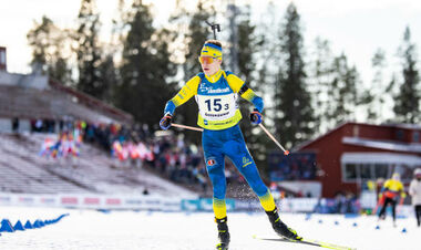 ФОТО. Українські біатлоністи потрапили на квіткову церемонію в Мадоні