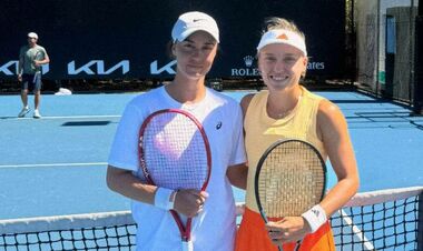 ФОТО. Стародубцева та Калініна разом потренувалися на Australian Open