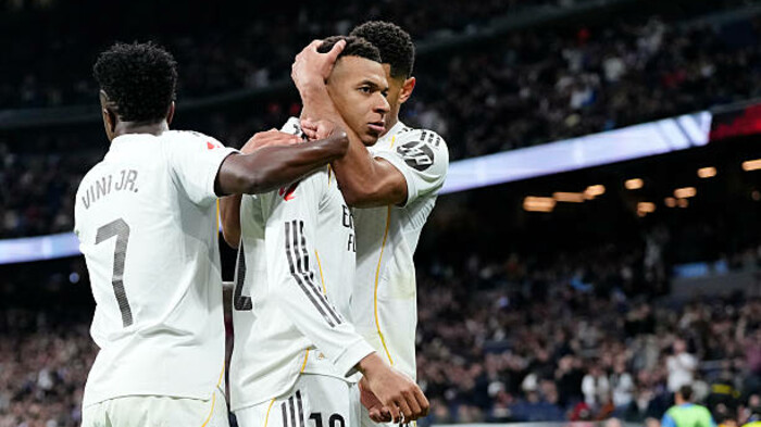 Реал выиграл с голом Мбаппе, первая победа нового тренера