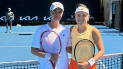 ФОТО. Стародубцева та Калініна разом потренувалися на Australian Open