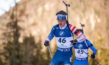 Ошибся с подсчетом. Биатлонист из США пробежал лишний штрафной круг