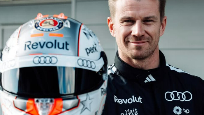 ФОТО. Пилоты Ауди Ф1 представили свои шлемы на сезон 2026 года