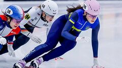 Шорт-трек. Украинцы – в топ-10 эстафет ЧЕ-26, Сидерко и Репецкая – в топ-15