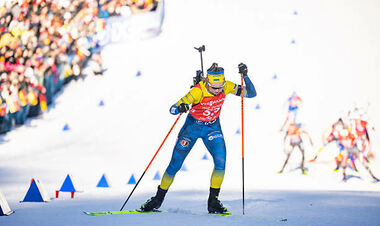 Падение украинки. Общий зачет биатлонисток после 5-го этапа КМ