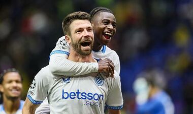 Кайрат потерпел разгромное поражение от Брюгге в матче Лиги чемпионов