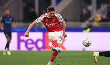 ВІДЕО. Дьокереш наприкінці гри збільшив перевагу Арсеналу над Інтером