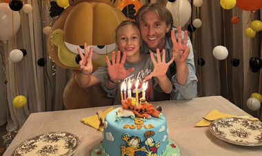 ФОТО. Милота дня. Модрич красиво привітав доньку з днем народження