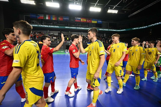 Іспанія – Україна – 7:4. Півфінал ЧЄ U-19 з футзалу. Відео голів та огляд