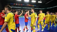 Испания – Украина – 7:4. Полуфинал ЧЕ U-19 по футзалу. Видео голов и обзор