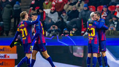 Дубль Фермина, автогол Левандовски, шедевр Ольмо. Барселона дожала Славию