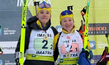 ФОТО. Сила брата й сестри. Українці виграли золото на ЮЧЄ з біатлону