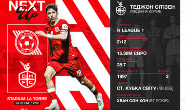 Кривбас – Теджон Хана Сітізен. Дивитись онлайн. LIVE трансляція