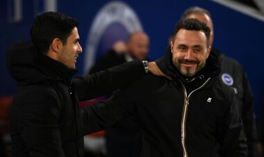 АРТЕТА о Де Дзерби: «Он невероятно хорошо развивает молодых талантов»