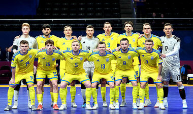 Сборная Украины по футзалу потеряла шансы на первое место в группе ЧЕ