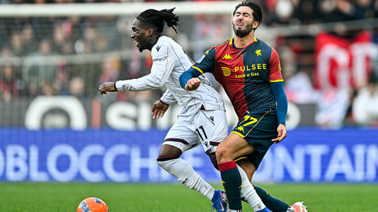 Камбек с шедевром от Малиновского. Дженоа вырвал победу против Болоньи