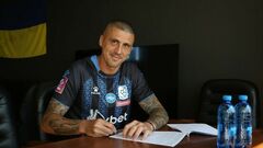 Хачериди дебютировал в новой команде после того, как покинул Черноморец