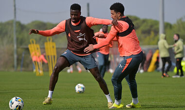 ФОТО. Тренировка Шахтера. Новая неделя занятий, мини-турнир на три команды