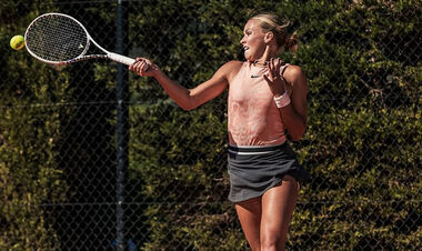 The 18-year-old Kotlyar won the debut match in the qualification of the WTA 125