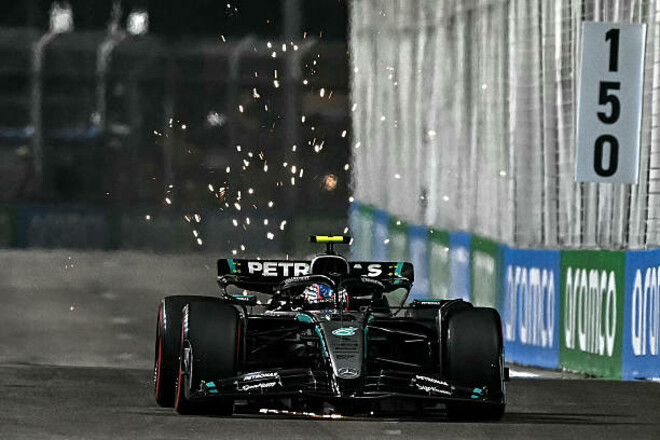 ФОТО. Визуализация отрывов в квалификации Гран-при Сингапура 2025